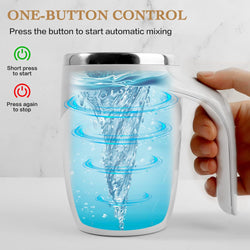 ⚡ Magnetic Automatic Self-Stirring Coffee Mug