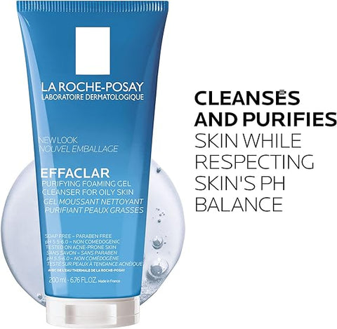 La Roche-Posay Acne Foaming Cleansing Gel - Skin 50 ml
