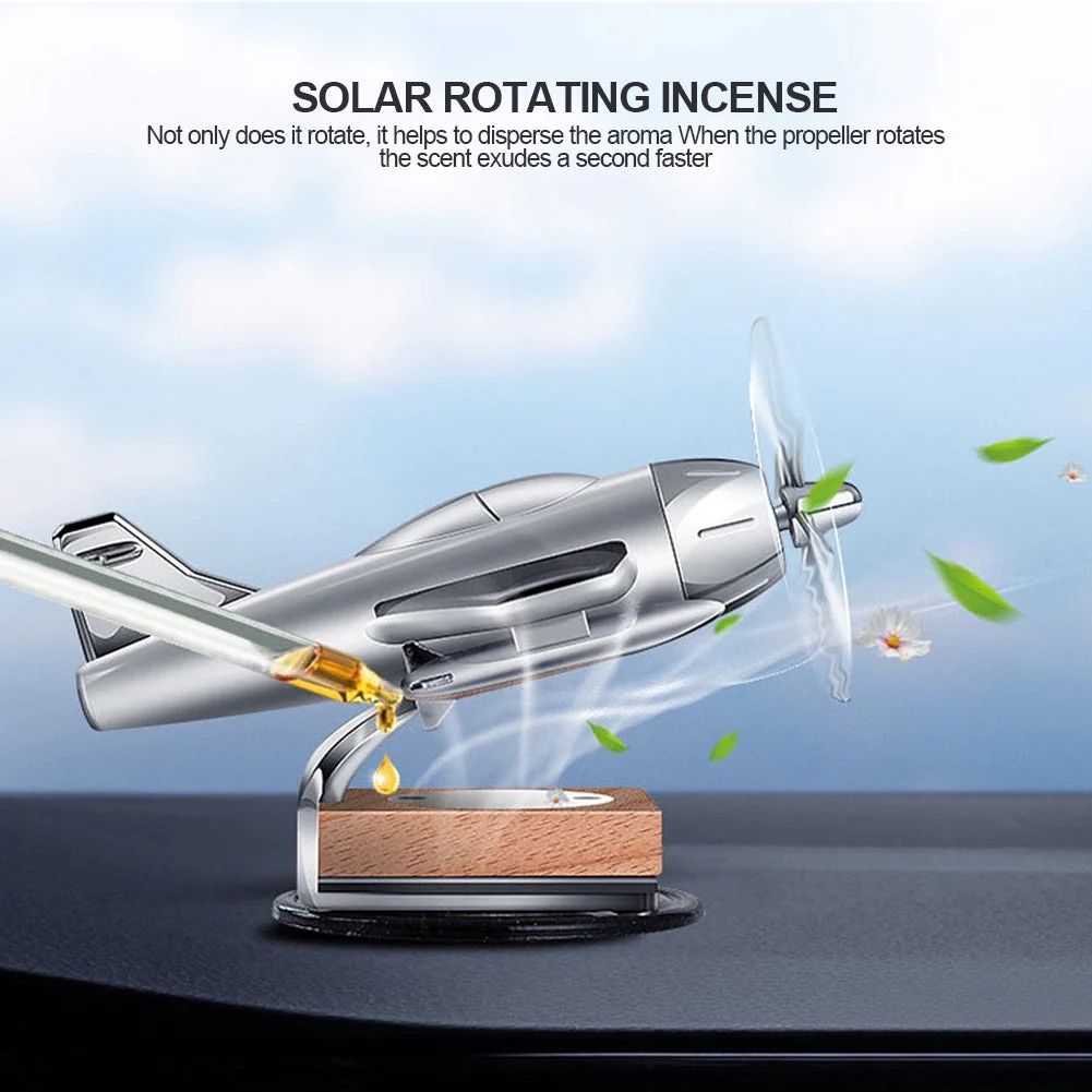 Car Air Freshener Solar Aircraft,