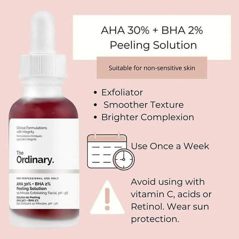 The Ordinary Aha 30% + Bha 2% Peeling Solution 30 ml